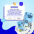 [Paket isi 3 pcs] Ultra Milk Susu UHT Full Cream 1L. 