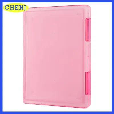 CHENJ 1pc Multi-layer Portable File Box Portable Transparent File Box A4 Plastic PP File Box Waterproof Contract Storage Box