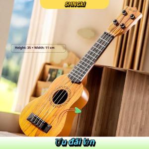 SHNGki 1pcs học tập quà tặng giáo dục 26 35cm trẻ em guitar 4 dây nhạc cụ với mái chèo mô phỏng yukrili Đồ chơi âm nhạc