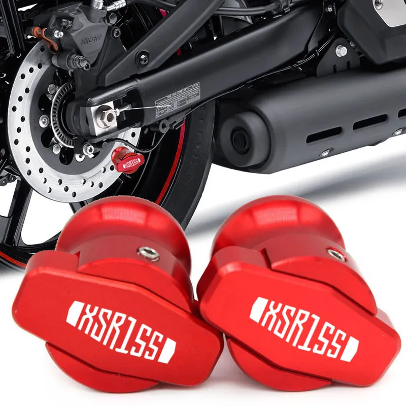 Curseur CNC Pour Yamaha XSR-155 - Support De Fixation Vis Bras Oscillant 6mm, Couleur Anodisée