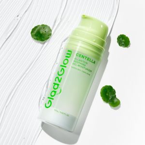 Glad2Glow Centella Allantoin Soothing Moisturizer Gel 100g | Cica Soothing Gel Acne Calming Moisturizer Redness Relief Sensitive Skin Care