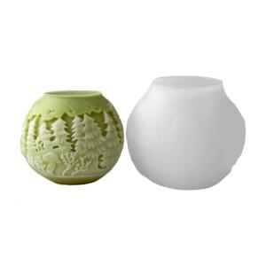 Christmas Ball Mold Silicone Reusable Soap Making For Festives Decorations DIY Crafts And Holiday Craft