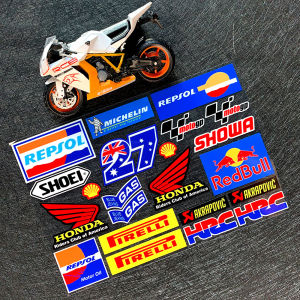 Reflective Off-road Motorcycle Decorative Sticker 20X29CM Waterproof Sticker Suitable for Honda CBR CB CRF FORZA PCX NC AF AF ADV NSS125 200 SHOWA