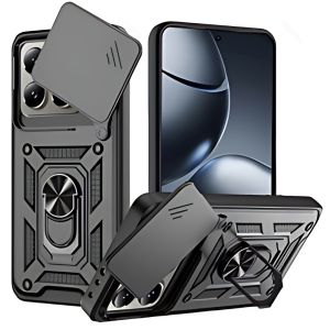 CASE TRANSFORMER SLIDE XIAOMI 14T / MI 14T PRO - 2in1 HARDCASE SLIDE RING CASING CASE ARMOR ROBOT CAMERA PROTECT