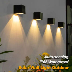 Solar lighting outdoor waterproof garden lamp decoration home terrace balcony fence gangbane