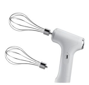 Electric Hand Blender Tangan Pengaduk kopi Milk Frother USB Rechargeable Portable Handheld Mixer Pengocok Telur Adonan Otomatis 2 Pengocok yang Dapat Dilepas