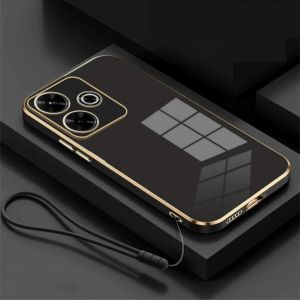 Softcase XIAOMI POCO M6 4G Casing Silicon Plating Camera Protector