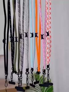 (HD1)Adjustable Phone Lanyard - Detachable Neck Cord & Crossbody Strap for Smartphones & Keys