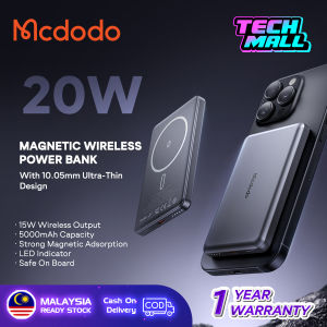 MCDODO MC464/MC465 20W METAL MAGNETIC WIRELESS CHARGING 5000MAH/10000MAH POWER BANK