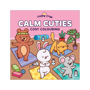 Calm Cuties Cosy Colouring Book With Thick Pages