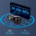 USB C Car Charger Adapter, 12V Car Charger Multi Port, 38W 2 Port Car Charger, PD 20W& QC 18W Adapter, USB C Car Plug Fast Charging iPhone 14/13/12, iPad A. 