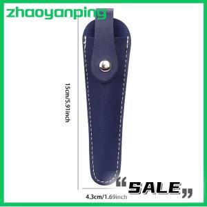 zhaoyanping 1Pcs Professional Leather Case Barber Packet Bag Cover Shears Hairdressing Cowhide Hair s Storage Holder