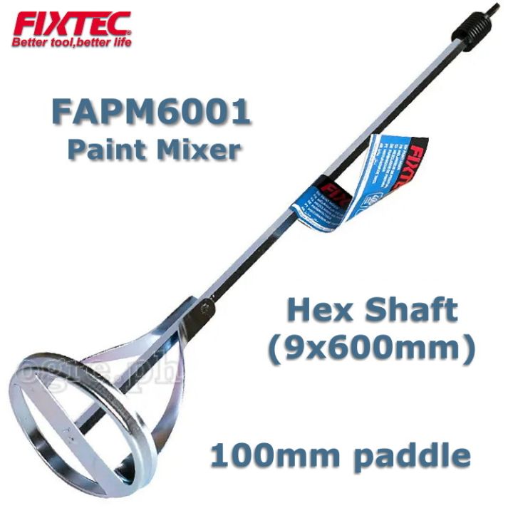 Fixtec FAPM6001 Hex Shaft Paint Mixer (600x100x9mm) Lazada PH