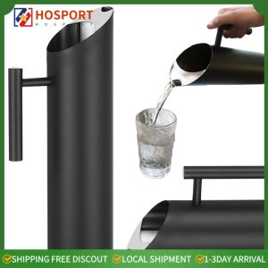 Stainless Steel Water Pitcher 1.5L Cold Drinking Jug for Tea and Beverages Durable Silver Finish