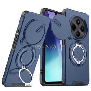 เคส Redmi 14C 5G 2024เกราะกันกระแทกฝาสไลด์ Casing Magnetik สำหรับ Redmi14C 4G ฝาหลังโทรศัพท์ป้องกันขาตั้งโทรศัพท์