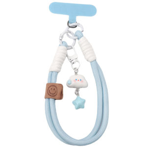 Gratis Semua -  Tali HP Gantung Lucu / Gantungan Pendek Motif Awan / Liontin Bintang Imut