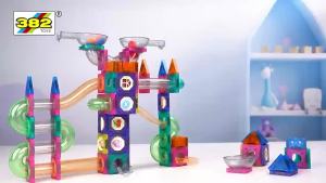 < North America > Slide ball magnetic building blocks Intelligence building block toy gift for boys