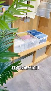 【SG Seller】Foldable Clothes Organizer Wardrobe Storage Box for Clothes Underwear & Socks