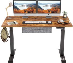 Standing Electric Height Adjustable Table Office Work Station with Lifting Function Single Motor Standing Desk with Tabletop