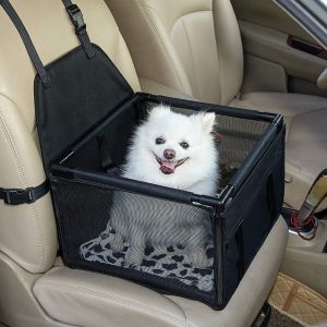 Folding Pet Dog Safe Car Seat Booster Waterproof Travel Cats Puppy Foldable Waterproof Carrier Protector 狗狗旅行汽车车载宠物