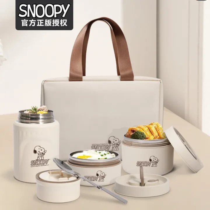 （TF） Original- Snoopy Snoopy Lunch Box Set Of Four | Lazada Singapore