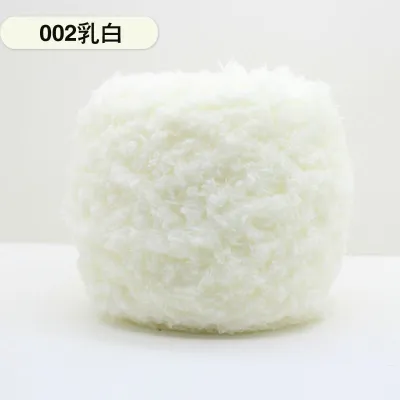 Mới - Len bông xù cuộn 100gram len xù đan móc mềm mịn - Phụ kiện đan móc