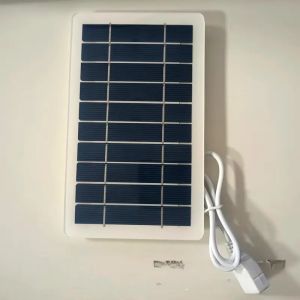 Rosy Recess Outdoor Waterproof Solar USB Charger with Multi-Crystalline Panel for Portable Power Supply