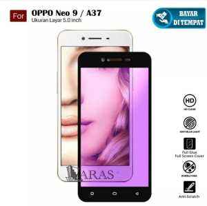 tg anti blue light oppo a37 a37f neo 9 anti sinar radiasi tempered glass pelindung layar anti gores full screen
