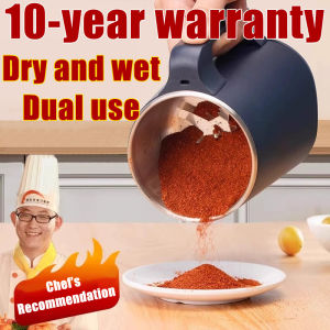 【In Stock & Free gifts】Multifunctional Electric Grinder for Grains Nuts Beans Spices Anti-Corrosion for Home Kitchen Supplies Stainless Steel Grinder Machine Baby Food Pulverizer Kitchen Mill Machine Dry Foods Grinder Grain Crusher