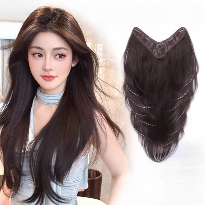 MARGETT Tổng hợp Mái tóc thẳng hơi xoắn lên 5 clip Cao cấp Phần nối tóc ...