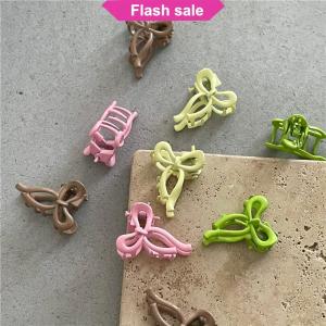 SHENHAO2🎀 Đầy Màu sắc Công Chúa Đầu Mini nhỏ Bow Clip kim loại phụ kiện tóc bị hỏng tóc bangs Clip headdress