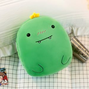 Cartoon stuffed plush toy hand warmer pillow office nap pillow cute gift for children