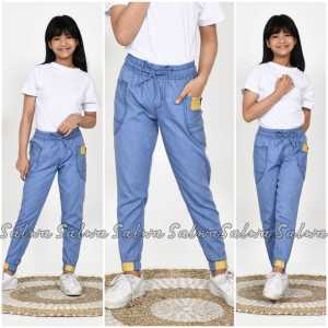 CELANA JEANS LOVE ANAK PEREMPUAN USIA 5 TAHUN SAMPAI 12 TAHUN