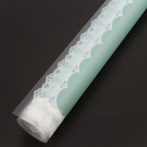 20 Lembar Wrapping Pastel Lace - Cellophane Kertas Buket Bunga W042