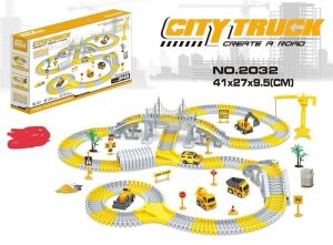 Đồ chơi lắp ráp đương ray công trình cho xe chạy 255 chi tiết