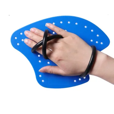 Kids Adult Hand Webbed Frog Finger Swimming Strokes Practice Adjustable Accessory Swim Paddles Hand Diving Palm Swimming Paddles Girdles Correction Hand Fins