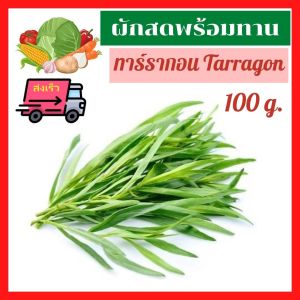 ส่งเร็ว ผักสด ผลไม้สด ทาร์รากอนสด Fresh Tarragon แพ็ค 100 g. ก้าน-ใบ สมุนไพร เครื่องเทศ สด สะอาก ปลอดภัย ทารากอน ทาราก้อน ทาลากอน ทาลาก้อน