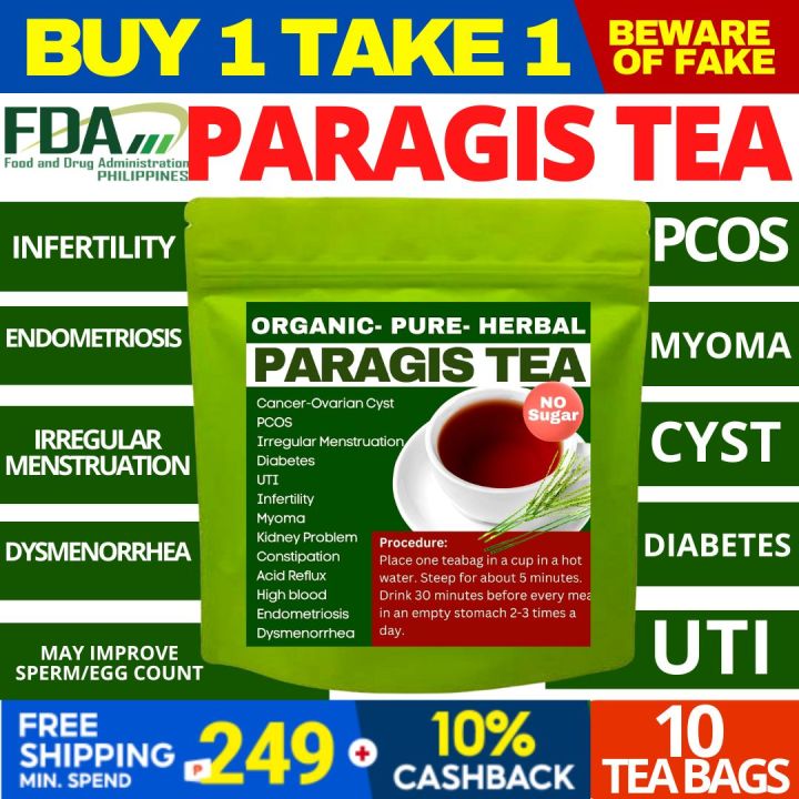 Paragis Tea for Pcos Uti Myoma Paragis Drink Capsule 10 packs Lazada PH