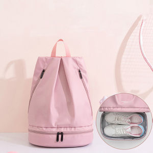 แห้งเปียกแยกกระเป๋าเป้สะพายหลังกันน้ำออกกำลังกายกระเป๋าเป้สะพายหลังท่องเที่ยวสระว่ายน้ำชายหาดชุดว่ายน้ำกระเป๋าสำหรับรองเท้าว่ายน้ำกระเป๋า