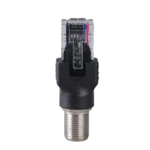 RF để RJ45 chuyển đổi Adapter f nữ để RJ45 Nam Đồng trục Thùng Bộ chuyển đổi khớp nối Kết nối Coax Đầu nối thẳng
