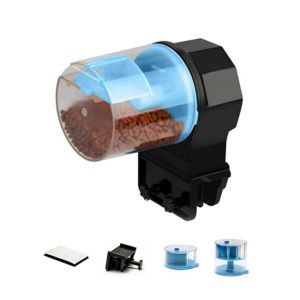 ZENDO12 Thiết thực Sức chứa lớn Thông minh Nhựa Cho tôm Rùa Hẹn giờ Dụng cụ cho cá ăn Máy nạp tự động Dụng cụ cho cá ăn Phụ kiện bể cá