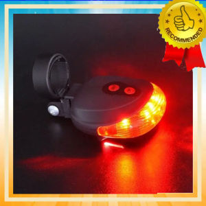 Lampu Sepeda V2 Laser Line Garis Merah Biru Gowes Aksesoris Sepeda Motor Bicycle Mountain bike safety lamp LED Infrared