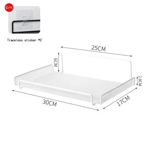 【COD】Multifunctional WIFI Router Shelf Stand Wall-mounted TV Screen Top Storage Box Home Sundries Storage Rack Book Organizer