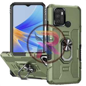 Casing HP Untuk Oppo A53/A33 2020 Case Robot Hit Eye Whit Ring Transformer Phantom Hybrit Armor