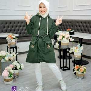 NEWASHA STORE -  Hijacket Jaket Hijab Anak Perempuan Muslimah Buat Umur 5-12thn Terlaris 2023