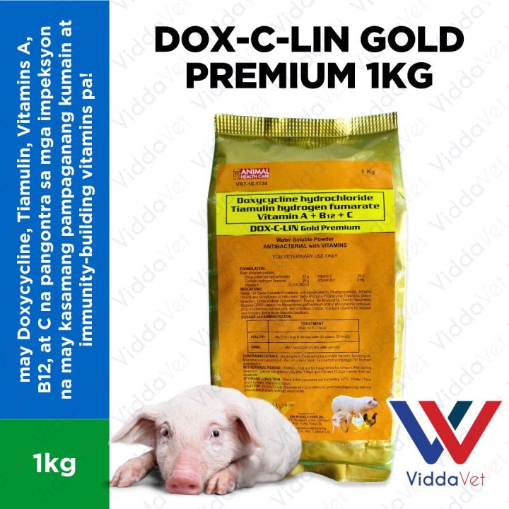 Dox-C-Lin Gold Premium Perfect for Livestock and Pets, Optimize  Reproductive Health with Essential for Growing Animals Support Digestive 