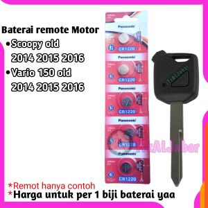 Baterai remote motor Scoopy old Vario 150 old 2014 2015 2016 Batre remot Scoopy Vario 150 old