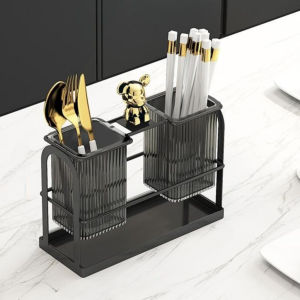 Rak Sendok Pisau Rak Dinding Tempat Sendok Garpu Peniris Alat Makan Rak Dinding Dapur