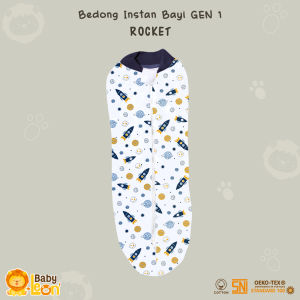 GEN 3 Bedong Bayi Instan KATUN BABY LEON BC-105 baju pakaian perlengkapan selimut bayi newborn baru lahir