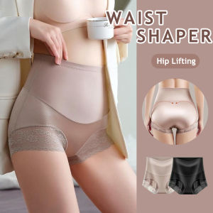 Soft Silky High Waist Shaping Underwear Breathable Traceless Comfortable Hip Lifting Tummy Control Body Shaper Underpants for Women